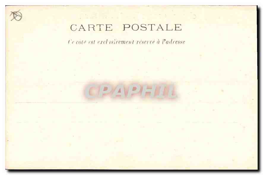 CPA Chocolaterie du Confiseur Marseille Quai du Port  — Verso