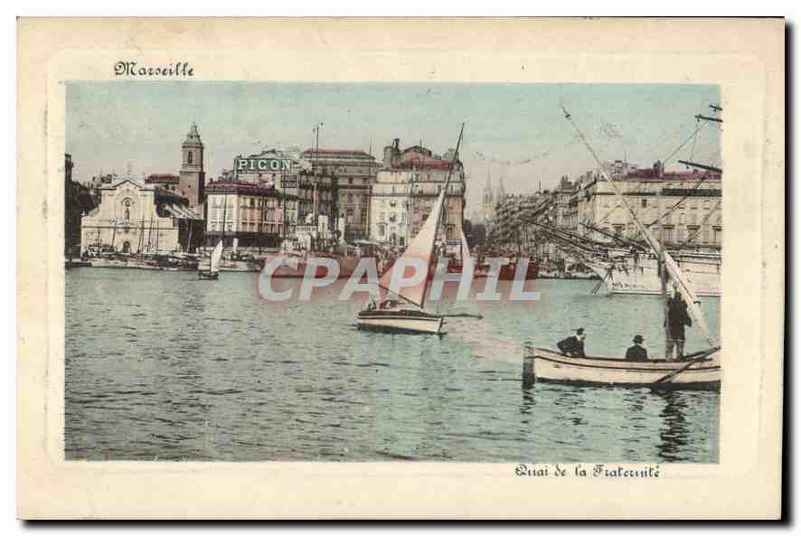 CPA Marseille Quai de la Fraternite