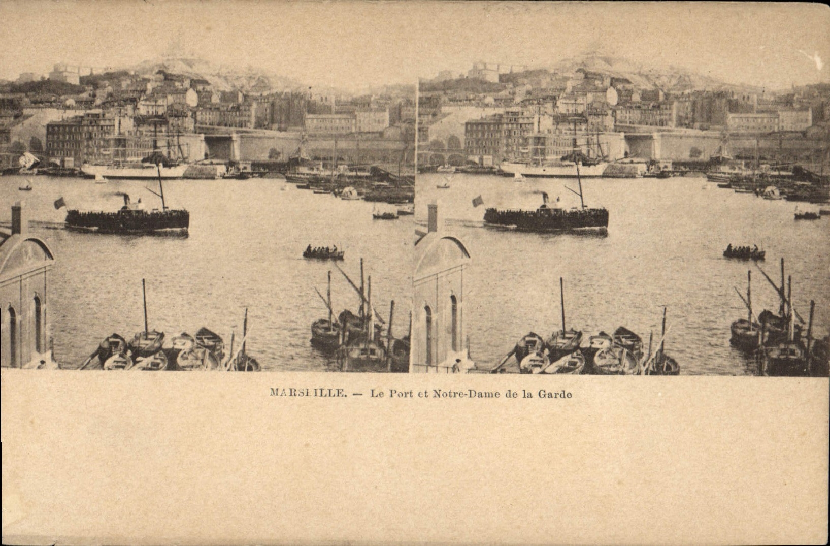 Marseille — Le Port et Notre-Dame de la Garde