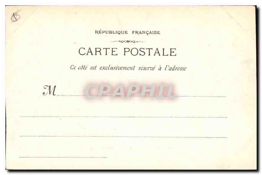 CPA Marseille l'Entree du Vieux Port  — Verso
