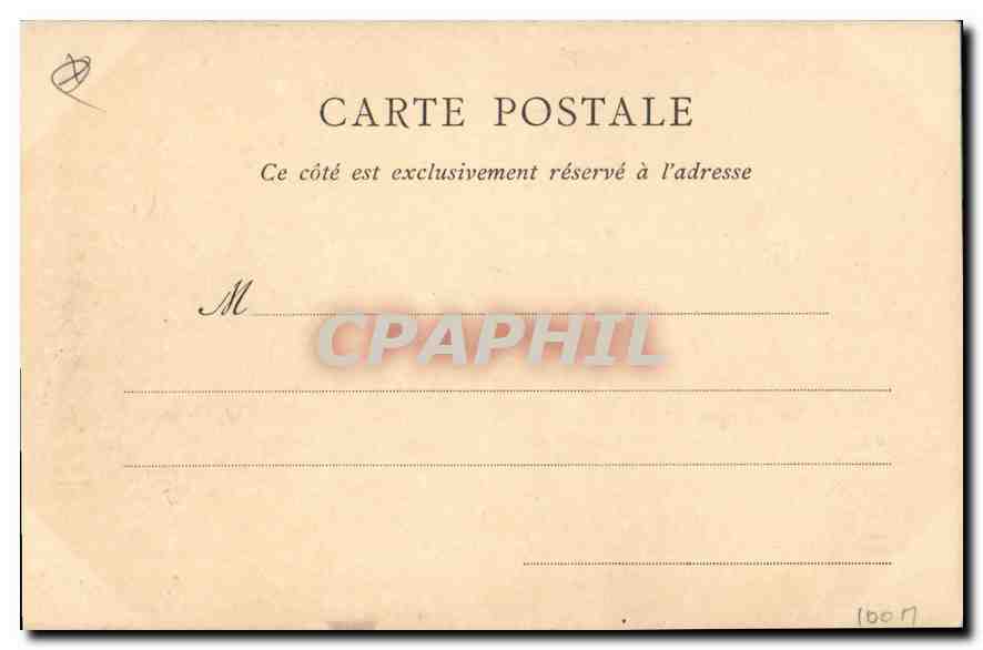 CPA Marseille Le Vieux Port et Notre Dame de la Garde  — Rückseite