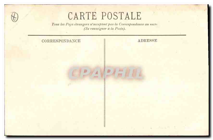 CPA Marseille Soleil couchant a Marseille  — Verso
