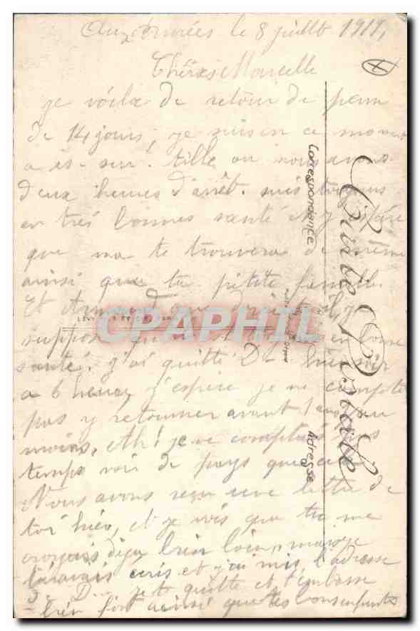Marseille — Le Vieux Port — LL, n° 102 — Verso