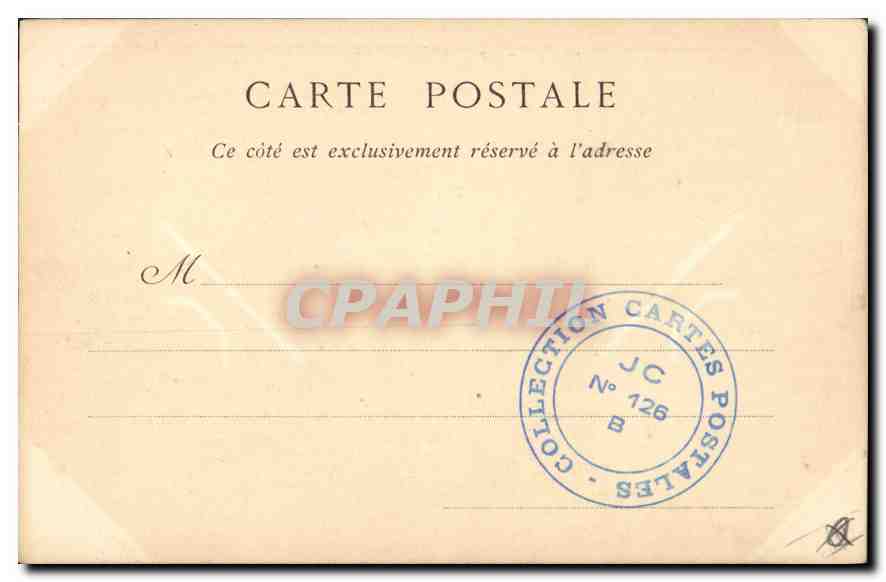 CPA Marseille Perspective de la Rue de la Republique  — Verso
