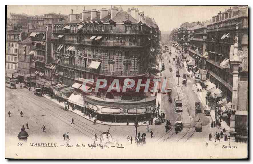 CPA Marseille Rue de la Republique 