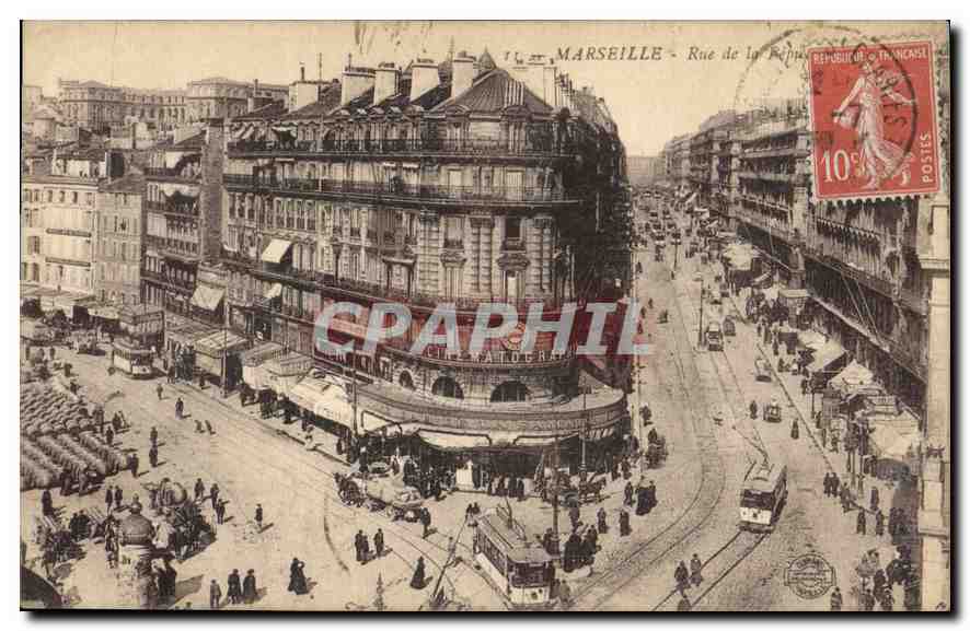 CPA Marseille Rue de la Republique 