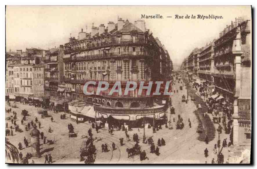 Marseille — Rue de la République — éditeur Artic, n° de série non visible