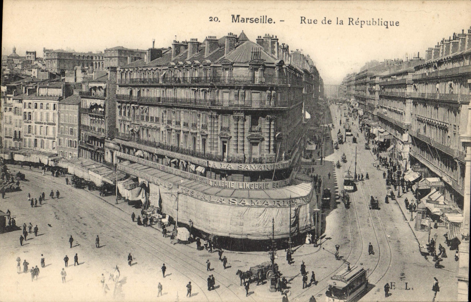 CPA Marseille Rue de la Republique 