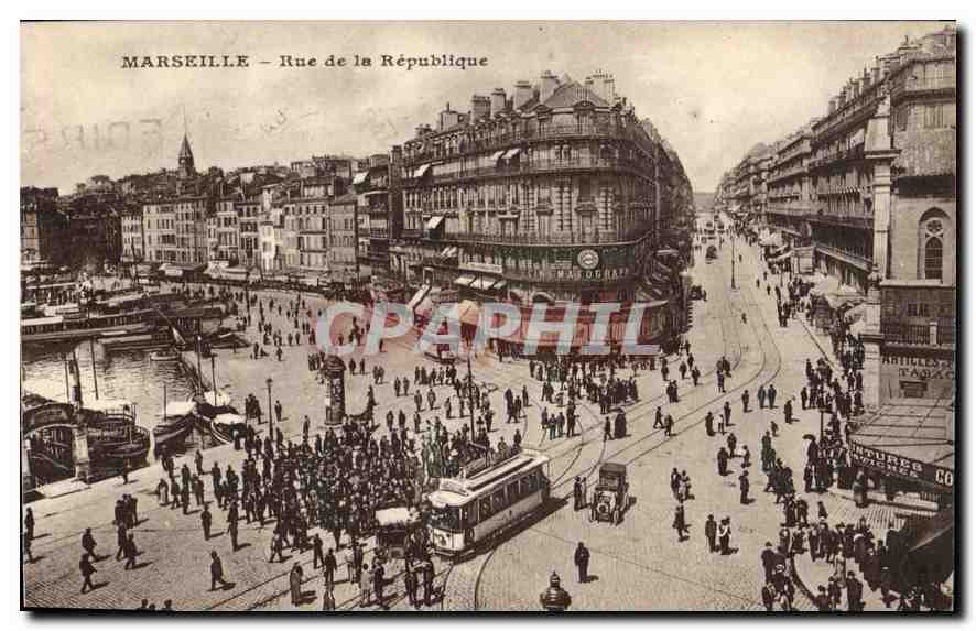 CPA Marseille Rue de la Republique 