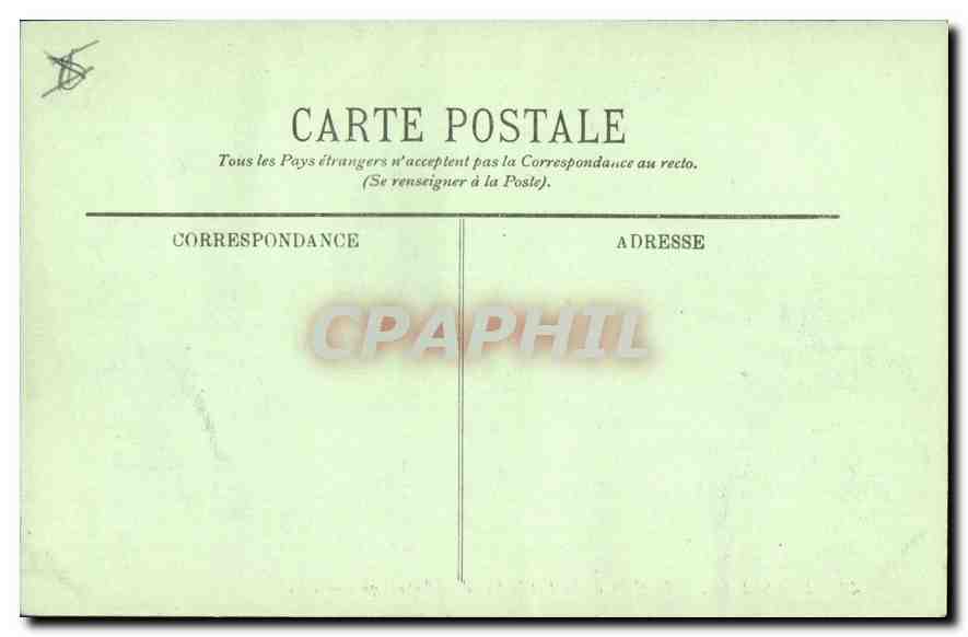 CPA Marseille Le Quai du Port et la Rue de la Republique  — Verso