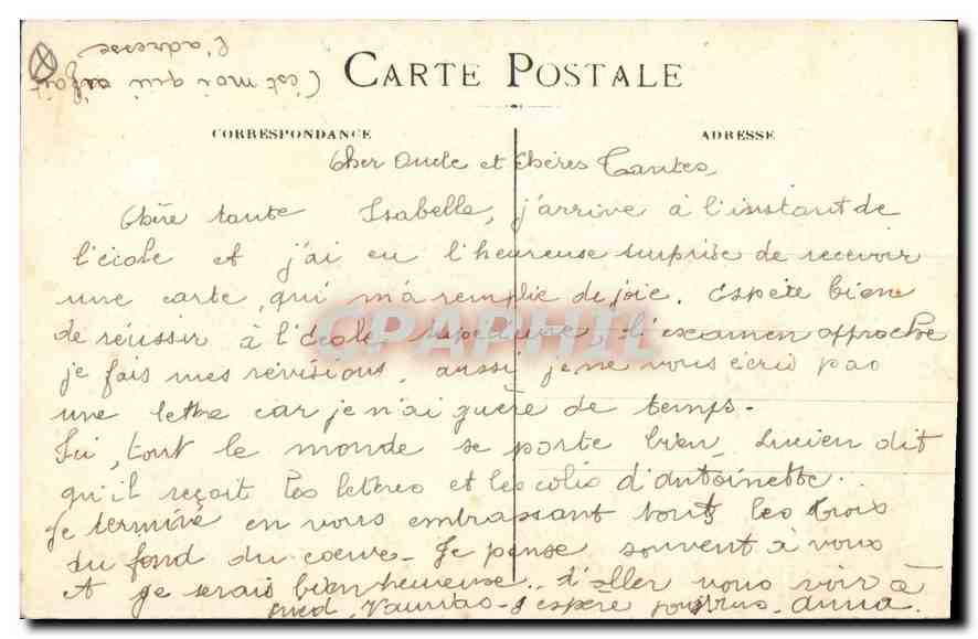 CPA Marseille Rue de la Republique  — Verso