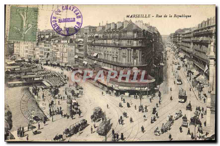 CPA Marseille Rue de la Republique 