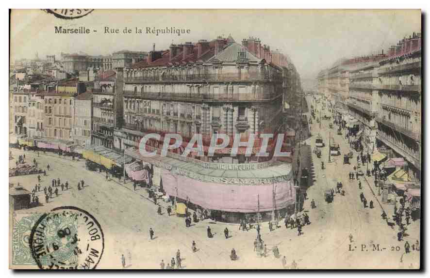 CPA Marseille Rue de la Republique 