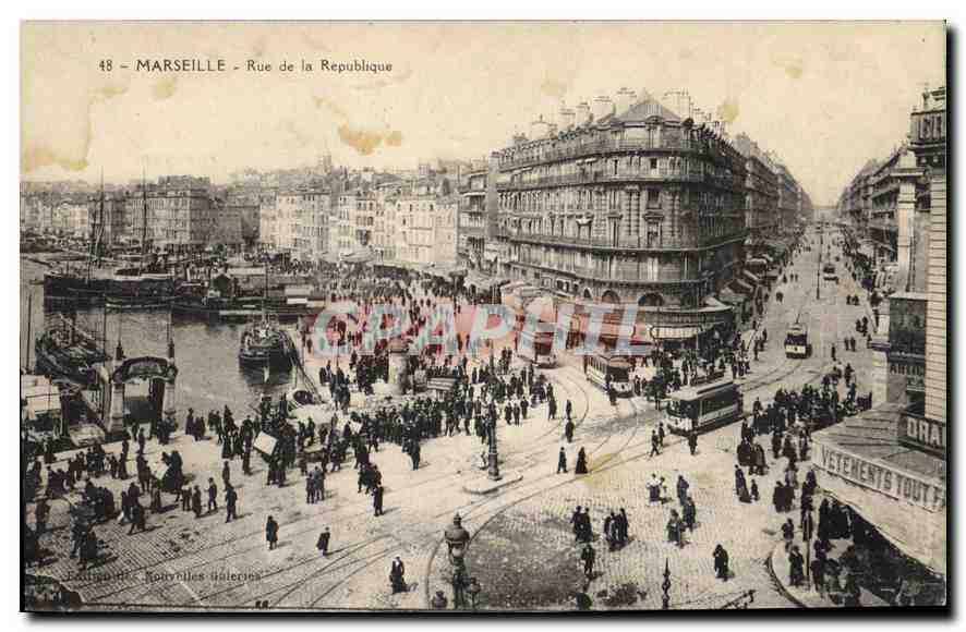 CPA Marseille Rue de la Republique 