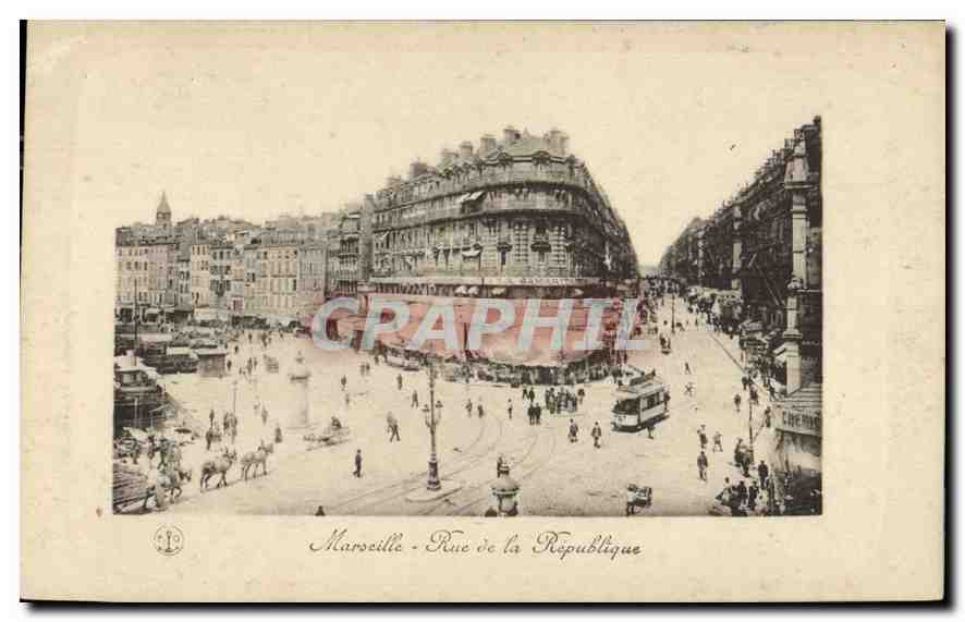 CPA Marseille Rue de la Republique 