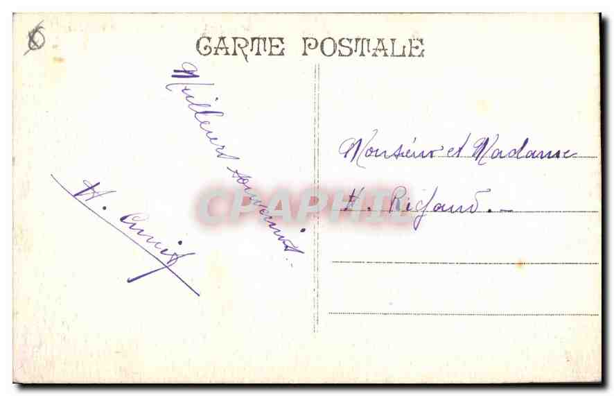 CPA Marseille Rue de la Republique  — Verso