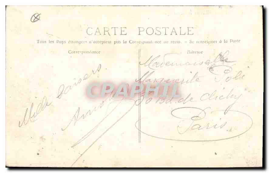 CPA Marseille Rue de la Republique  — Verso