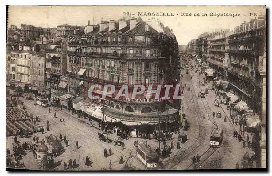 CPA Marseille Rue de la Republique 