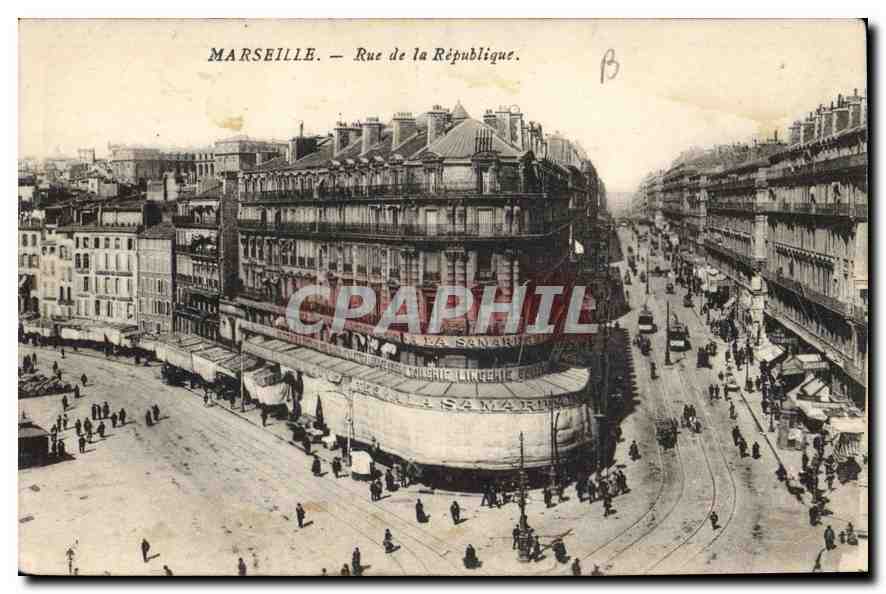 CPA Marseille Rue de la Republique 
