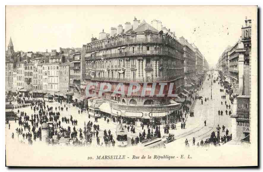 CPA Marseille Rue de la Republique 