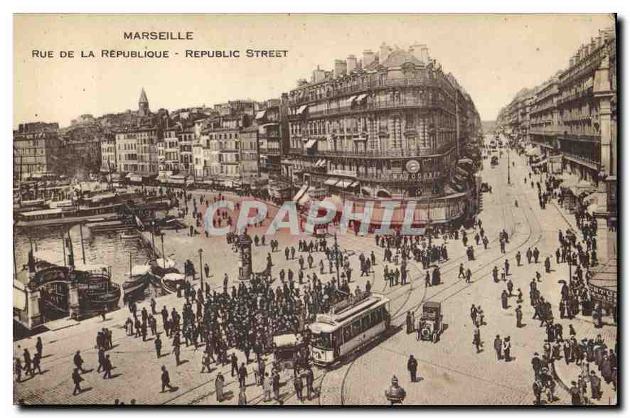 CPA Marseille Rue de la Republique 