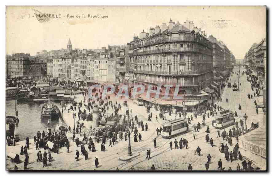 CPA Marseille Rue de la Republique 