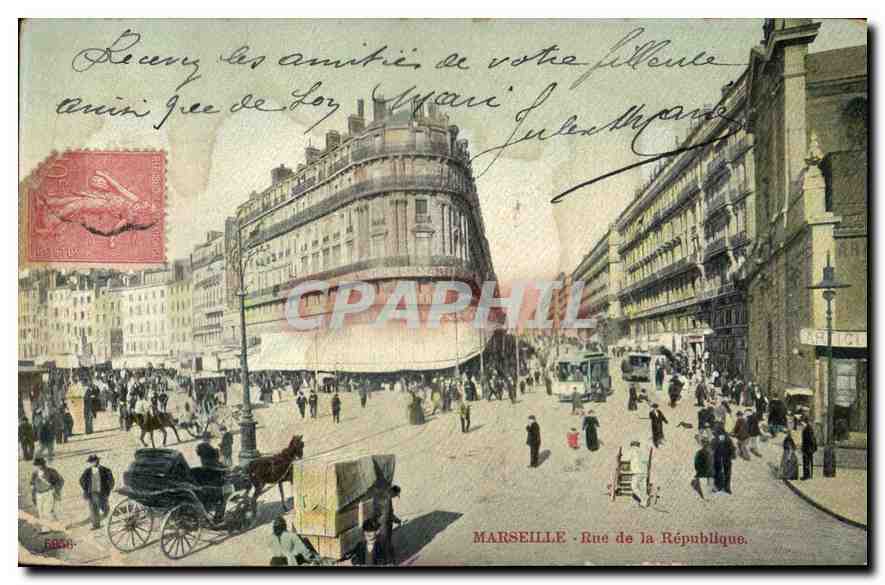 CPA Marseille Rue de la Republique 