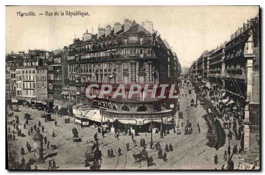 CPA Marseille Rue de la Republique 