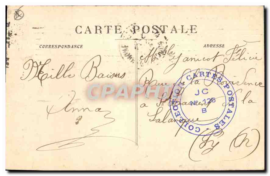 CPA Marseille Rue de la Republique  — Verso