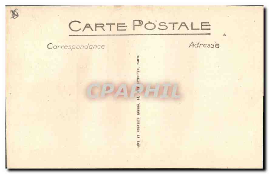 CPA Marseille La Rue de la Republique   — Verso