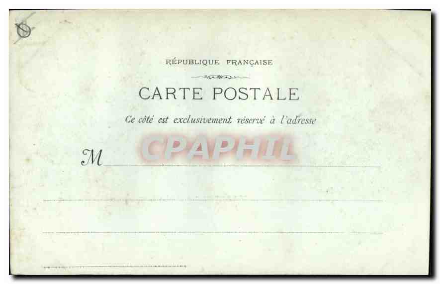 CPA Marseille La Rue de la Republique  — Verso