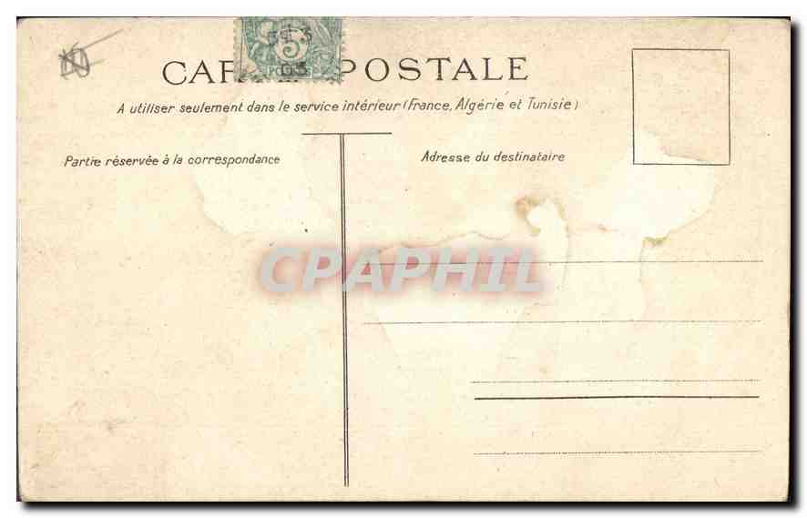 CPA Marseille La Rue de la Republique  — Rückseite
