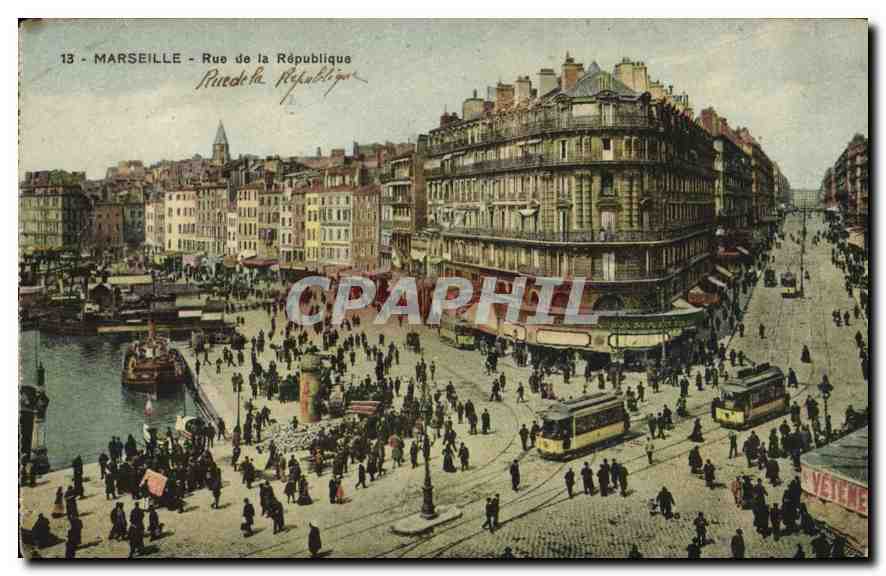CPA Marseille Rue de la Republique 