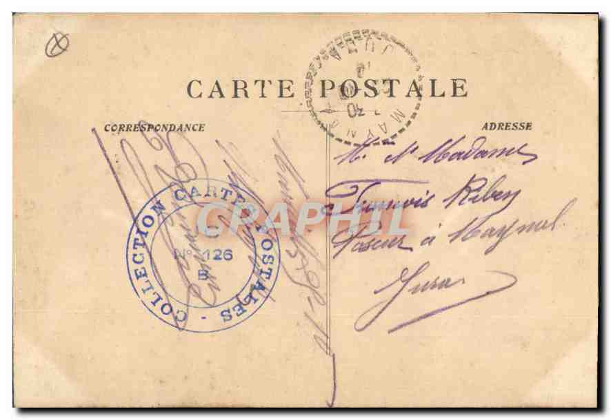 CPA Marseille La Rue de la Republique  — Rückseite