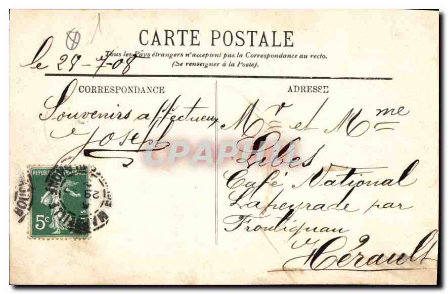 MARSEILLE — Le Quai du Port et la Rue de la République — LL. — Reverso