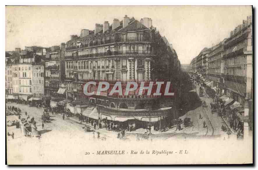 CPA Marseille Rue de la Republique 