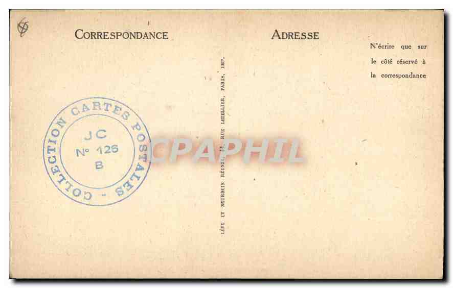 CPA Marseille La Rue de la Republique  — Verso