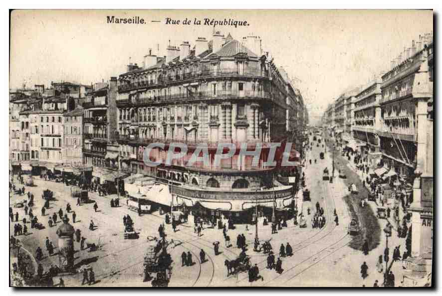 CPA Marseille Rue de la Republique 