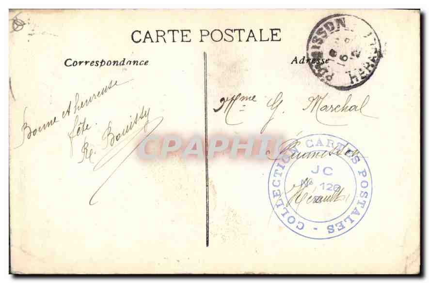 CPA Marseille Rue de la Republique  — Rückseite