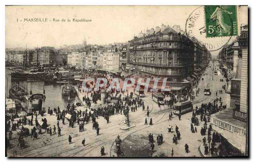 CPA Marseille Rue de la Republique 