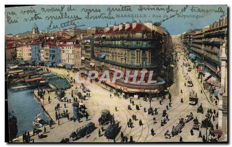 CPA Marseille Rue de la Republique 