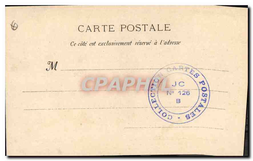 CPA Marseille Rue de la Republique  — Verso