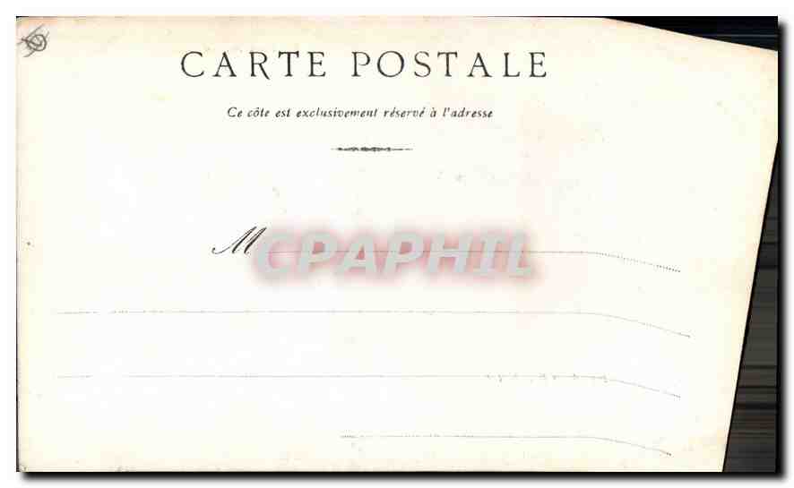 CPA Marseille Rue de la Republique  — Verso