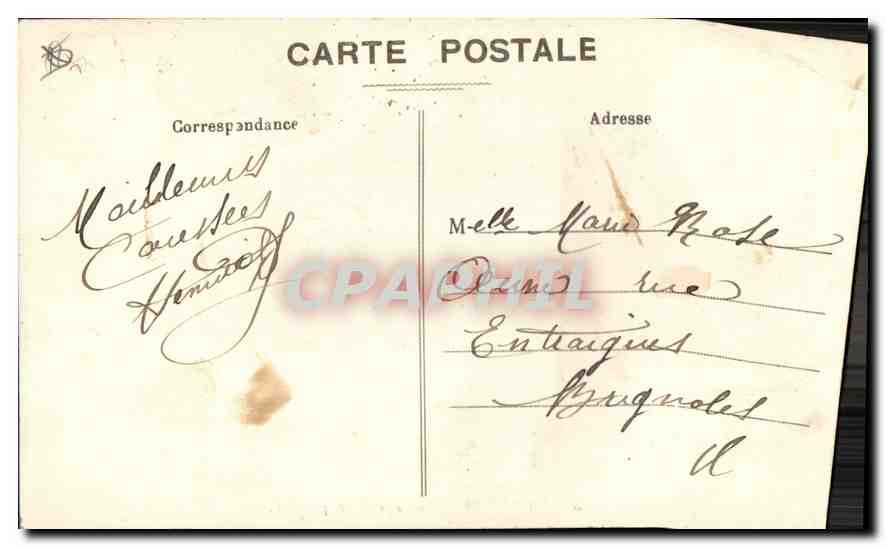 CPA Marseille Rue de la Republique  — Rückseite