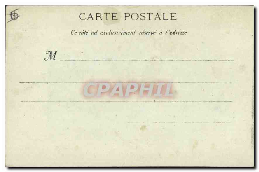 CPA Marseille La Rue de la Republique  — Verso