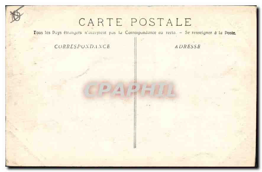 CPA Marseille La Rue de la Republique  — Verso