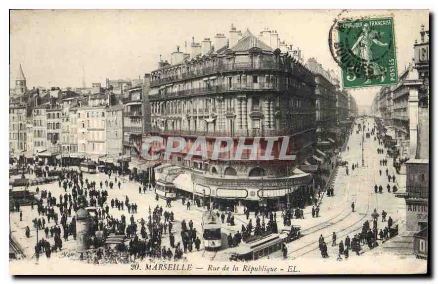 CPA Marseille Rue de la Republique 