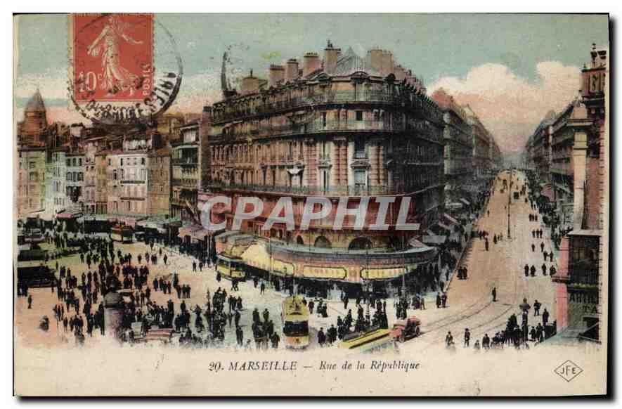 CPA Marseille Rue de la Republique 