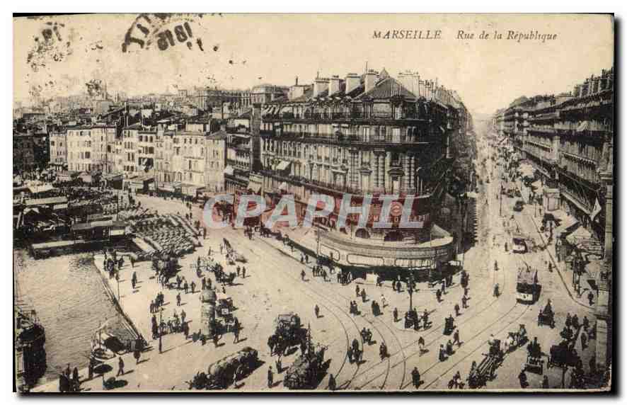 CPA Marseille Rue de la Republique 