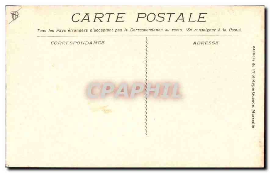 CPA Marseille La Rue de la Republique  — Rückseite